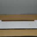 BAYKA Floating Shelves for Wall, 36 inches Long Wall Mounted Rustic Wood Shelves for Bathroom, Bedroom, Living Room, Kitchen, Office, Hanging Shelf for Books/Storage/Decor(White,Set of 2) (C. White - Modern Minimalist Style)