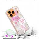 Pink Christian Aesthetic Phone Case Compatible with iPhone 17 Pro Max, Lord Jesus Love Phone Cover for iPhone 17 Pro Max