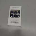 Square Press on Toenails Short Fake ToeNails with Glitter Designs Dark Blue Nail Press ons Glossy Glue on Tonails Summer False Toenails Full Cover Artificial Stick on Nails for Women 24Pcs