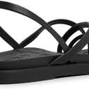 Roxy Women's Bellagio Flat Sandal, Black, 9