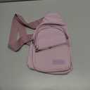 Small Sling Bag Sling Backpack for Women, Chest Daypack Crossbody Backpack for Travel Sports Running Hiking (Purple)