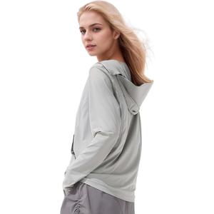 BENEUNDER Cooling Women's UPF 50+ Sun Protection Lightweight Hoodie Jacket Long Sleeve Active Sun Shirts for Outdoor Workout M