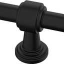 Alzassbg 10 Pack Matt Black Cabinet Knobs, 1.9 Inch(49mm) Cabinet Handles Kitchen Hardware Straight Bar for Cabinets and Drawer AL3505MB