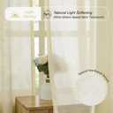 KangBang Pinch Pleated Sheer Curtains 72 Inches Long 2 Panels, 42"W x 72"L