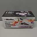 Mueller The Real Original Pro Chopper since 2013 Vegetable Chopper Mandoline Slicer, 8 Blade Food Veggie Chopper Onion Vegetable Cutter with Container, Kitchen Gadgets & Essentials, (10 in 1) (Gray)