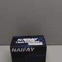 Naifay Double Din Car Stereo with Wireless Apple Carplay Android Auto, 7inch Touchscreen Car Radio with Bluetooth, Car Audio Receivers, Backup Camera, Mirrorlink, FM, SWC, GPS, USB/AUX/TF/Subwoofer