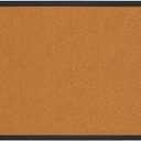 Quartet Cork Bulletin Board, Framed Corkboard, 2' x 3', Black Frame, Message Board, Vision Board (MWDB2436-BK)