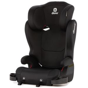 Diono Cambria 2 XL, Dual Latch Connectors, 2-in-1 Belt Positioning Booster Seat, High-Back to Backless Booster, Space and Room to Grow, 7 Headrest Positions, 8 Years 1 Booster Seat, Black, Manufactured in 12/28/2025
