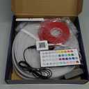 Neon Rope Lights, 20FT RGB LED Strip Lights, Waterproof IP67 LED Lights for Bedroom, DIY Design, Music Sync, 44 Key Remote Control, Multiple Modes for Bedroom, Holiday Decoration