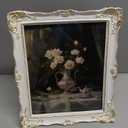 Saysmile 8x10 Vintage Picture Frames, White Antique Gothic Frames with Glass Front, Elegant Photo Frame for Wall or Tabletop Display, Retro Wall Picture Frames For Home Decor, Gift Ideas