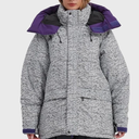 NOMADIKA Oversize Waterproof Ski Jacket Thick Snow Coats with Detachable Hood Winter Skiing Snowboard Jackets for Women Men (Small)