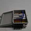 ECO-WORTHY 4 String PV Combiner Box with Lightning Arreste, 12A Rated Current Fuse and Circuit Breakers for On/Off Grid Solar Panel System