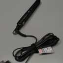 Terviiix Mini Flat Iron for Short Hair Temperature Adjustable, 1/2 Inch Mini Small Portable Ceramic Travel Hair Straightener for Men, Black