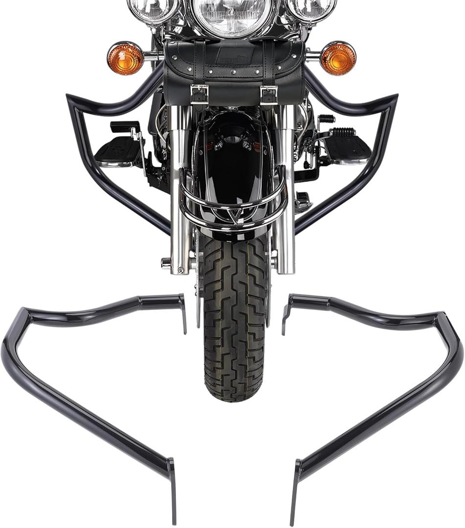 Engine Guard Crash Bar for Yamaha Vstar 1100 Classic Custom Silverado Xvs 1100 1999-2009 (Black)
