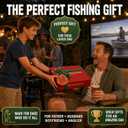 17 Packs - 83 Pieces Complete Fishing Gear Kit With Line And Tackle Box - Ideal Gift For Father Men Dad Husband Boyfriend, Ready To Fish Lures & Accessories Set Included Soft Baits Metal Spoons