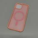 SUPFINE Magnetic for iPhone 15 Case (Compatible with MagSafe) (Military Grade Drop Protection) Slim Translucent Matte Shockproof with Anti-Fingerprint Phone Case, Pink