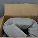 Novabright 72"x 8"x 5" Bed Wedge Pillow Gap Filler for Headboard Gap Filler Bed Wedge Pillow with Side Pocket Gaps Mattress Wedges Gaps Fillers to Stop Items Falling Down, Removable and Washable