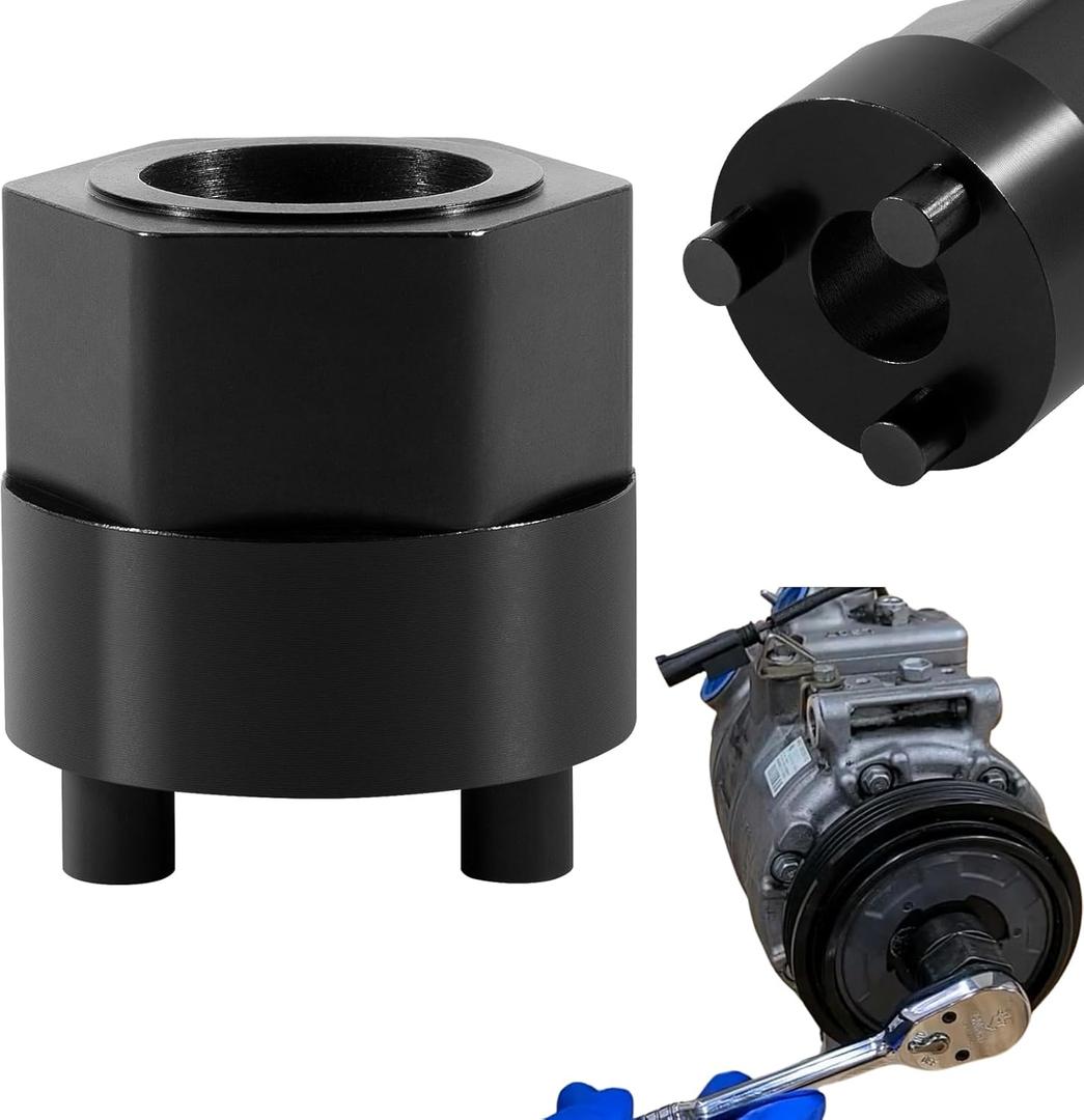 A/C Compressor Clutch Hub Remover Tool 20mm for Drive Hub of Denso Clutchless Compressors 5SE09C 5SE12C 5SEL12C 5SL12C 6SEL14C 6SEL16C 6SEU14C 6SEU16C 7SEU16C 7SEU17C
