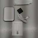 Selfie Light  Rechargeable Phone Light Clip with Digital Display, 3 Light Modes & 10 Brightness Levels for TikTok, Vlog, Makeup, Zoom (Deep Black)