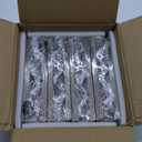 EHWINE 24 Pack Acrylic Sign Holder 4 x 6, Double Sided Gold Picture Frame Stand up Table Top Sign Holders, Clear Display Stand Menu Flyer Holder for Wedding Party