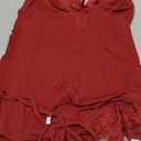 Avidlove Night Gowns for Women Babydoll Lingerie Dress Lace Trim Sleepwear Chemise Nightgowns Side Split Nighty (X-Small, Wine Red)