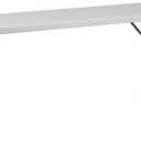 Flash Furniture 6 ft Plastic Folding Training Table, Granite White | Durable Construction, Commercial Use