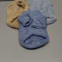 Dog Sweater, 3 Pack Sweaters for Small Dogs Girl, Dog Clothes for Medium Dogs Male or Boy, Ultra Soft and Warm Puppy Coat for Winter Christmas (Small, Light Blue+Blue+Khaki)