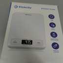 Etekcity Food Kitchen Scale, Digital Grams and Ounces for Weight Loss, Baking, Cooking, Keto and Meal Prep, LCD Display, Medium, White