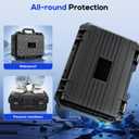 Auarte [Super Hard Carrying Case for Nintendo Switch 2(2025),All In One Portable Fully Protective Hard Travel Case,Waterproof Bag for Console Controller Accessory (Black)