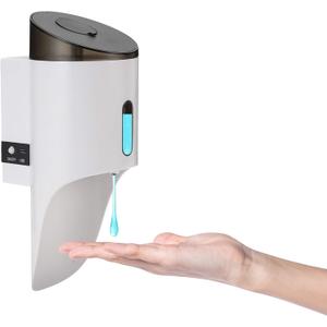 Convenient Automatic Soap Dispenser,4 Adjustable Levels Touchless Hand Sanitizer Pump with Infrared Sensor, 400 ml Countertop Electric Soap Dispenser