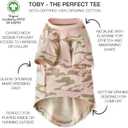 Pet Passion Multipack 100% Organic Cotton Dog Short Sleeve T-Shirt Pet Tees for All Breeds, Camo-Pink, Small