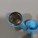 Munchkin Cool Cat Sippy Cup with Straw for Toddlers, Stainless Steel Straw Cup, 8 Ounce, Blue