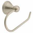 Moen Preston Collection Spot Resist Brushed Nickel Single Post Toilet Paper Holder, Wall Mounted Toilet Roll Holder, DN8408BN