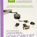 Retrak Retractable HDMI CABLE MINI MICRO DVI ADAPTERS