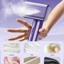 Portable Travel Steamer for clothes - 1200W Clothes Steamer Handheld Remover Fabric Clothing Wrinkles, 15s Fast Heat-up Garment Steamer, 120V Countries Steam iron for Home, Travel (Purple)