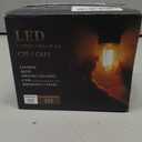 BORT C35/CA11 Chandelier led Light Bulbs, Dimmable 4W Equivalent to 40W LED Candelabra Bulbs, 2700K Warm White, E26 Standard Base LED Bulbs, Flame Tip (C35-E26-6 Pack)