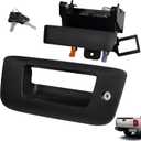 Avsty Tailgate Handle Latch for Chevy Silverado GMC Sierra 1500 2500 3500 2008 2009 2010 2011 2012 2013 2014 Chevrolet Tail Gate Bezel (Black)