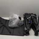 Collapsible Wagon Cart with Wheels Foldable - Folding Utility Heavy Duty Wagons Carts for Grocery Sports Garden Shopping Camping Wheelbarrows (Black, 120L)