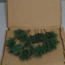 JK-GMTE Green Plants Pine Needles Artificial Pine Needles Branches Fake Pine Picks for Christmas Garland Wreath Decorations (3.9inch), 30 Pieces
