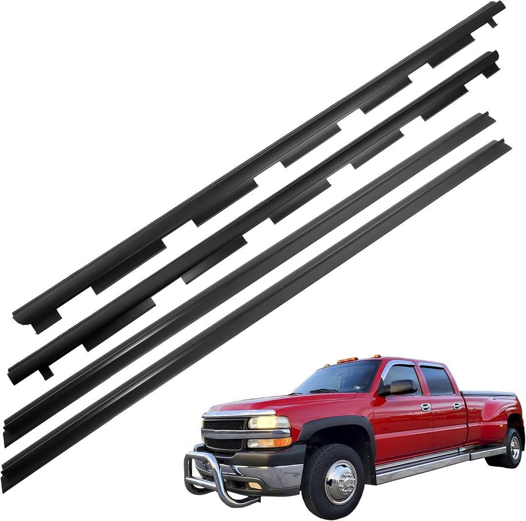 15991405 Inner & Outer Window Seal Sweep Felt Weatherstrip Kit Compatible with 1988-2002 Chevrolet Blazer Suburban Chevy GMC C1500 C2500 C3500 K1500 K2500 K3500 Replaces 15991406 GM1390151