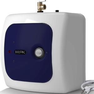 110V-120V 1500W Small Electric Under Sink Tank 8 Gallon Hot Water Heater Storage,Food Trucks Instant RV TR Trailer Kitchen Compact,Wall or Floor Mounted, Easy to Install,30L