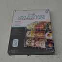 Kitchen Details 3 Tier Can Organizer | Canned Food Storage Rack | Kitchen Cabinet and Pantry Organization | Holds 36 Cans | Space Saving | Chrome