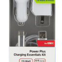 ZGear Power Plus Charging Essentials 3 Pc Kit 7.5Watt 4Ft