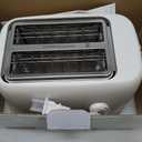 West Bend Timeless 2-Slice Toaster with 7 Browning Levels, Bagel/Waffle/Defrost Settings, High-Lift Lever, Anti-Jam, Easy-Clean Crumb Tray, 2-Slice, White/Gold