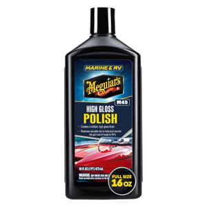 Meguiar's Marine/RV M4516 High Gloss Polish - Professional Grade Boat and RV Polish for a Sleek, High-Shine Finish for Fiberglass & Gel Coat - 16 Oz