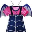 Kids Costume Dress up Clothes with Headband and Wings for Little Girls 3-7 Years (4-5T/120cm)