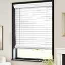 LazBlinds 2" Faux Wood Horizontal Blinds for Window 31" W x 48" H