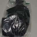 Lukovee Pet Sling, Hand Free Dog Sling Carrier Adjustable Padded Strap Tote Bag Breathable Cotton Shoulder Bag Front Pocket Safety Belt Carrying Small Dog Cat Puppy Machine Washable (Black, S)