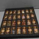 28 Pack Prefilled Valentines Day Gifts for Kids - Crystal Gemstone Chip Bottles and Valentines Day Cards for Kids School Classroom Class Exchange Boys Girls Bulk Prizes Party Favors