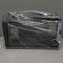 Vdamu 1-Tier Magnetic File Holder - No Drilling Installation File Organizer, Large Capacity Magnetic File Holder for Refrigerator, File Cabinets, Whiteboard, Office, Kitchen (Black)